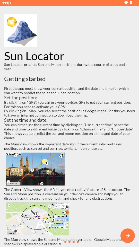Sun Locator太阳月亮位置跟踪app下载