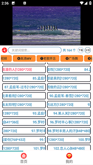 MV视频歌曲播放软件下载
